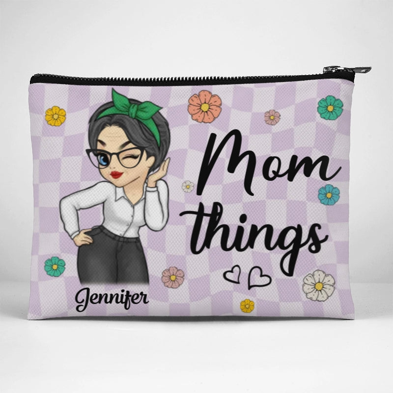Sometimes People Are Beautiful - Family Personalized Custom Cosmetic Bag - Gift For Mom, Grandma