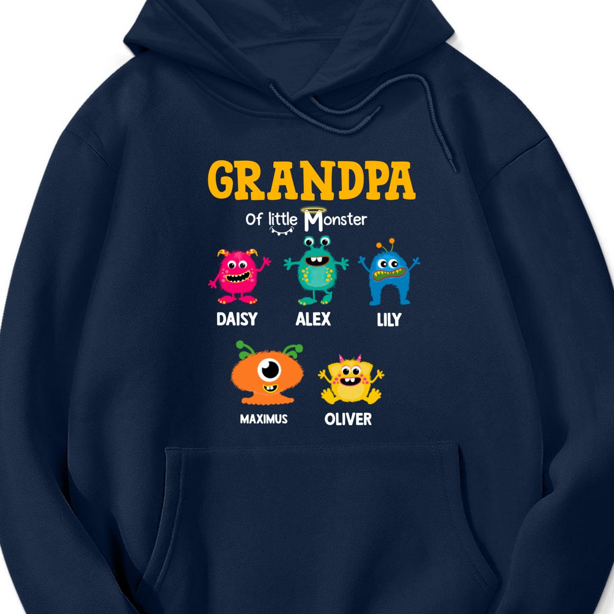 Personalized "Grandpa of Little Monsters" Shirt / Hoodie β A Must-Have for Every Proud Grandpa!