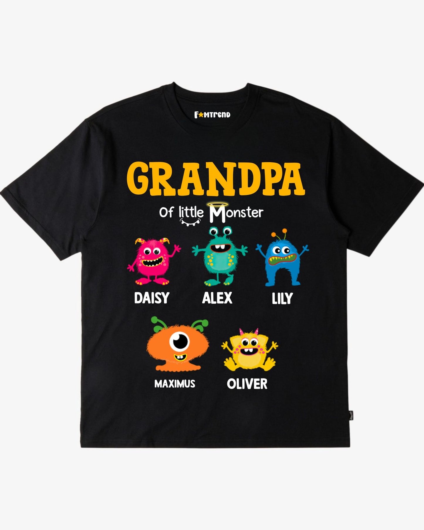 Personalized "Grandpa of Little Monsters" Shirt / Hoodie β A Must-Have for Every Proud Grandpa!