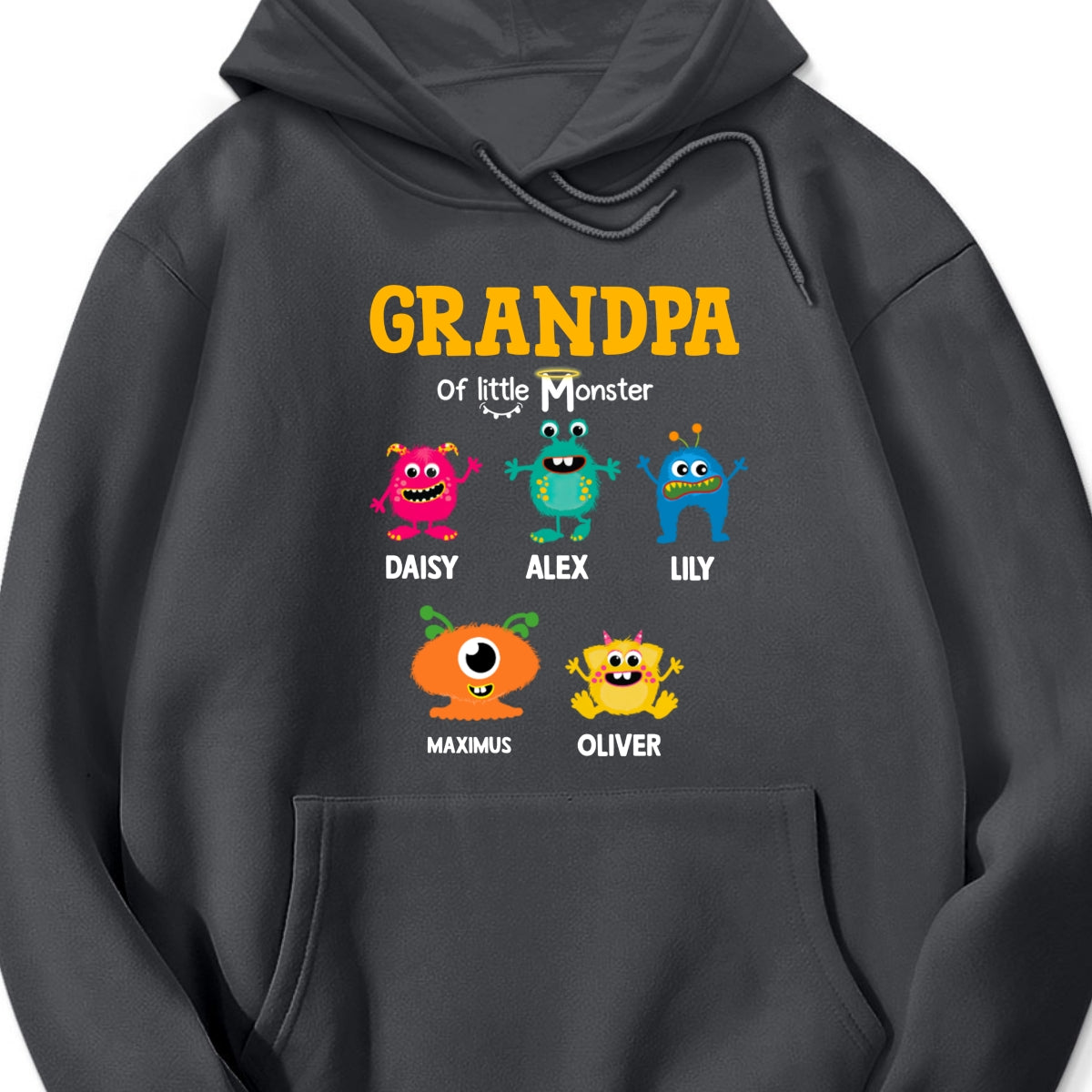 Personalized "Grandpa of Little Monsters" Shirt / Hoodie β A Must-Have for Every Proud Grandpa!
