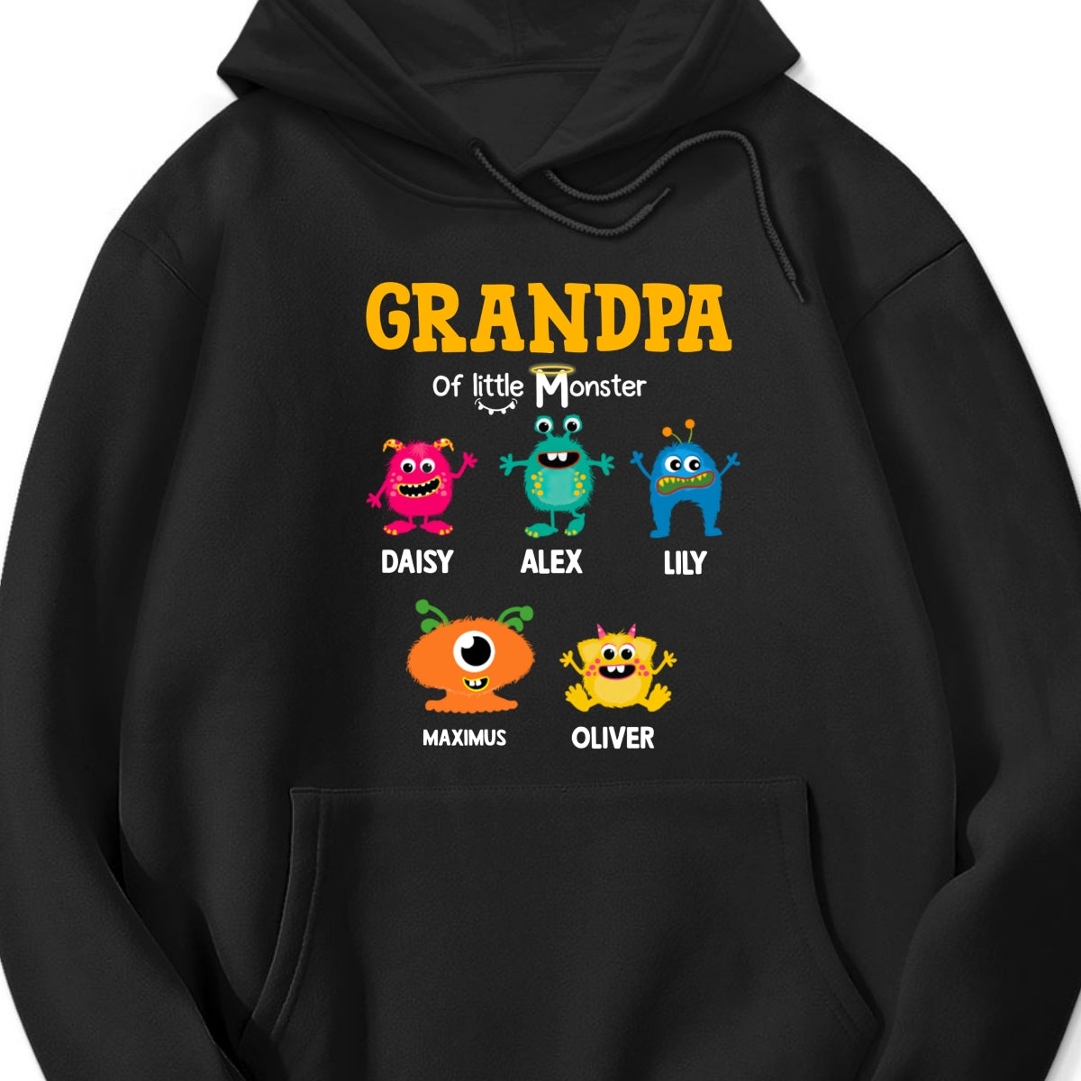 Personalized "Grandpa of Little Monsters" Shirt / Hoodie β A Must-Have for Every Proud Grandpa!