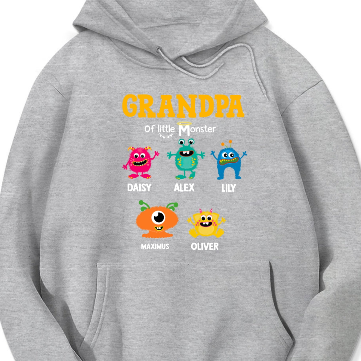 Personalized "Grandpa of Little Monsters" Shirt / Hoodie β A Must-Have for Every Proud Grandpa!