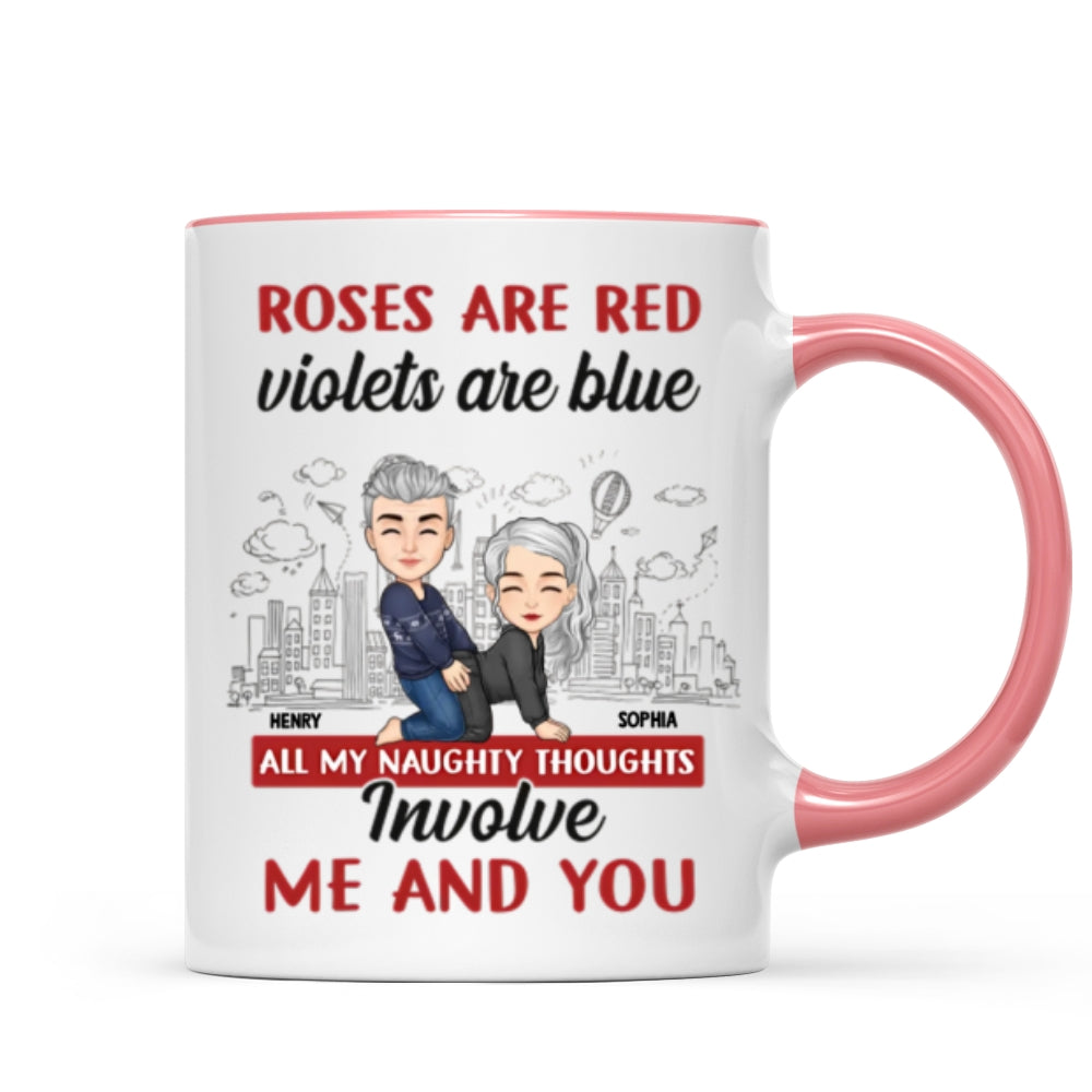 Personalized "Forget Valentine's Day, I Love You Every Day" Couple Mug – A Romantic Gift for Husband & Wife