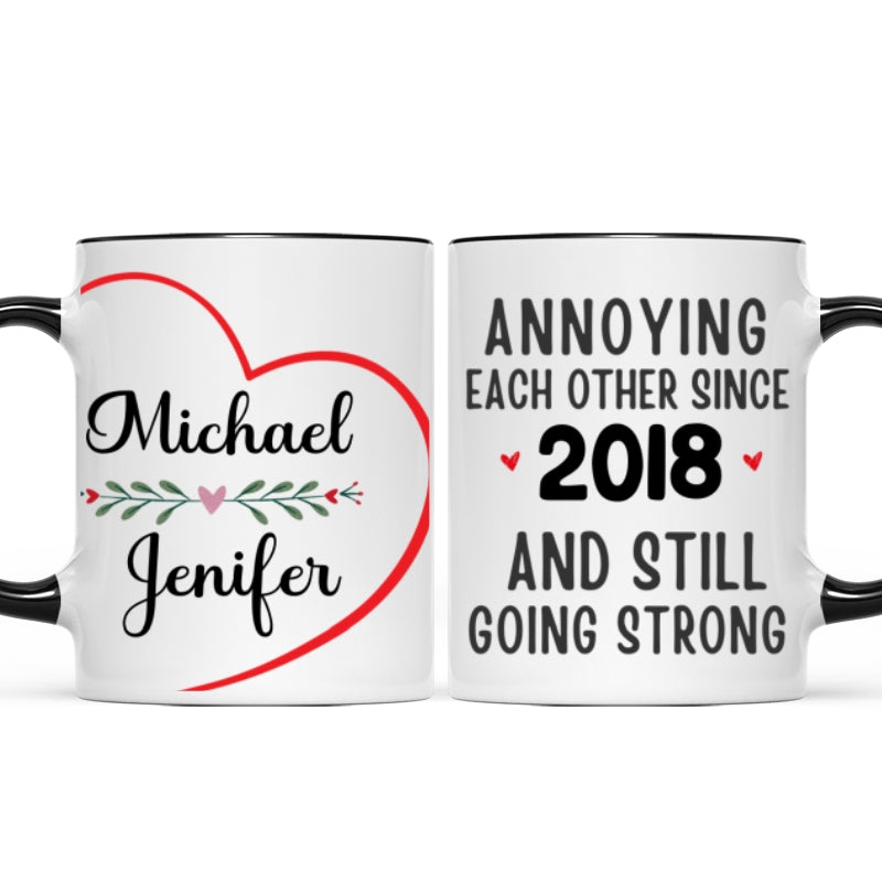 Personalized "I Promise to Always Be By Your Side" Mug – A Heartfelt Anniversary Gift for Husband & Wife