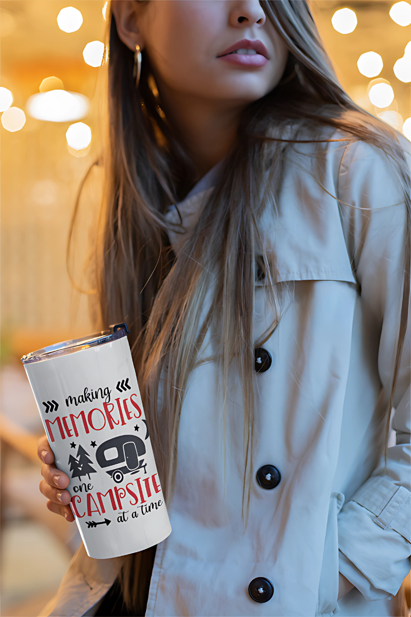 Personalized "Camping Making Memories" Tumbler – A Fun & Functional Gift for Outdoor Lovers 🏕️