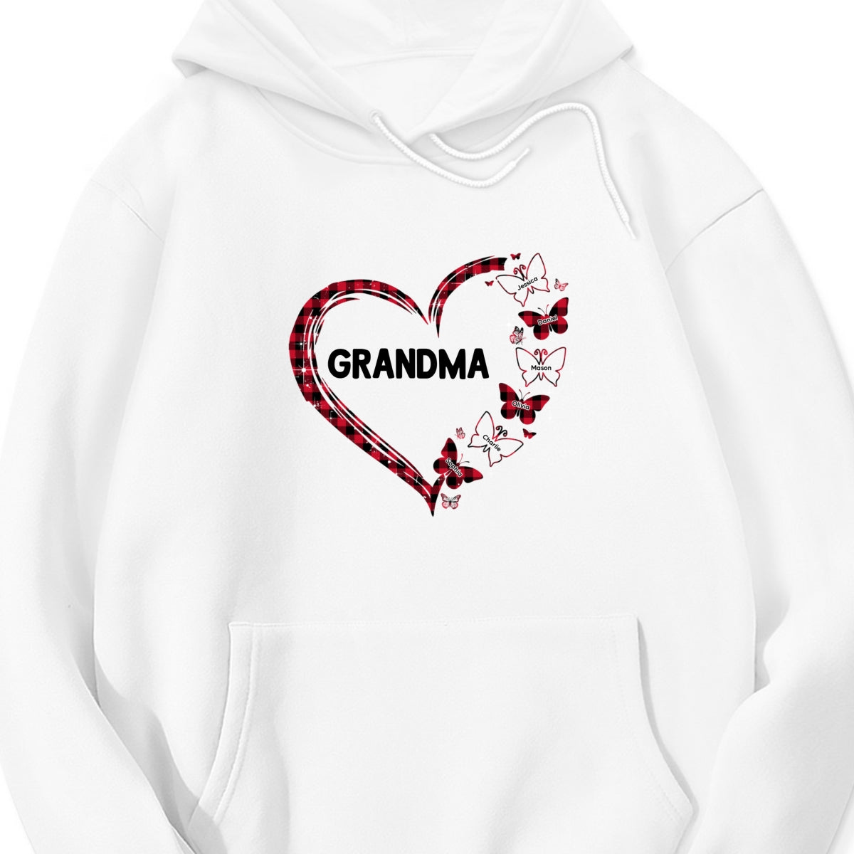 Personalized Butterfly Heart Shirt – A Thoughtful Gift for Grandma