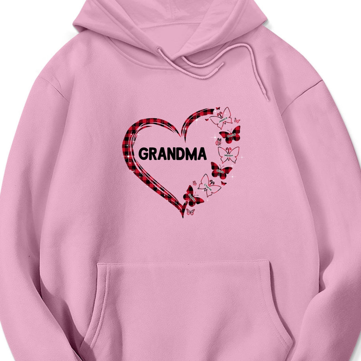 Personalized Butterfly Heart Shirt – A Thoughtful Gift for Grandma