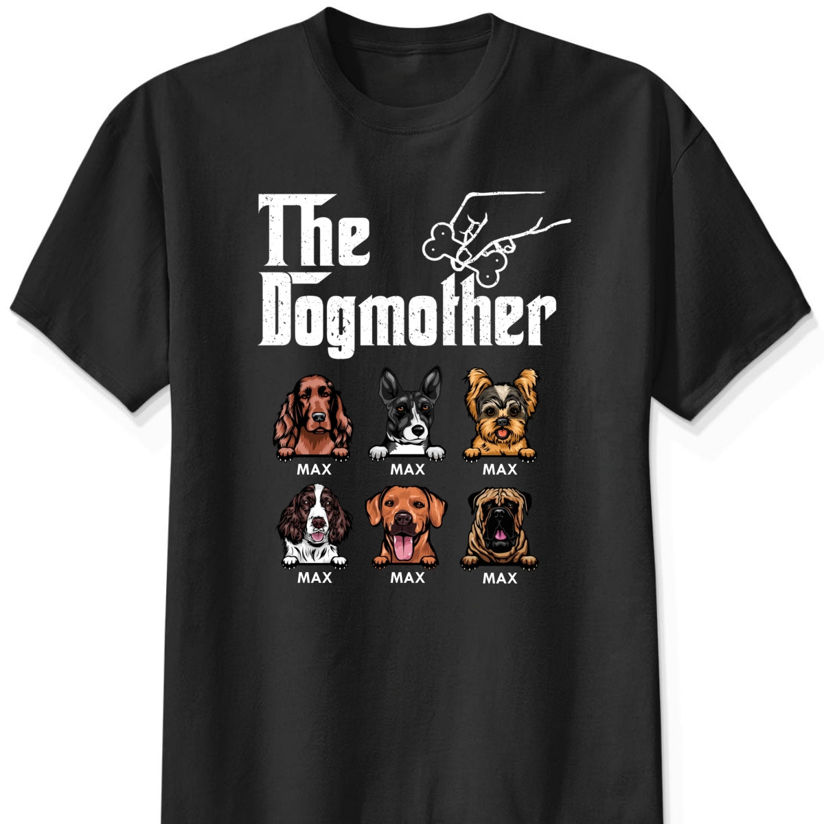The Best Dogfather - Dog Personalized Custom Unisex T-shirt, Hoodie, Sweatshirt - Father's Day, Gift For Pet Owners, Pet Lovers