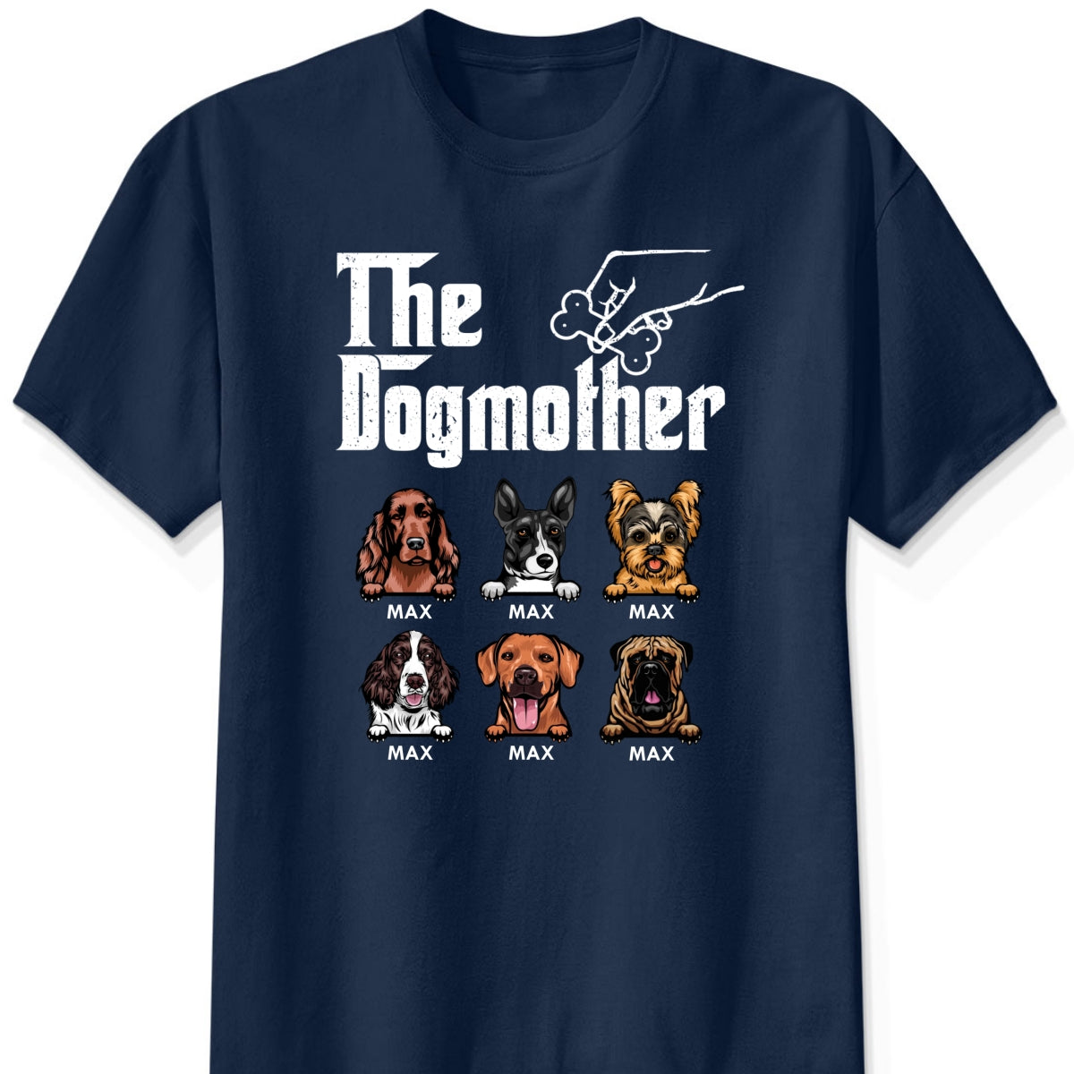 The Best Dogfather - Dog Personalized Custom Unisex T-shirt, Hoodie, Sweatshirt - Father's Day, Gift For Pet Owners, Pet Lovers