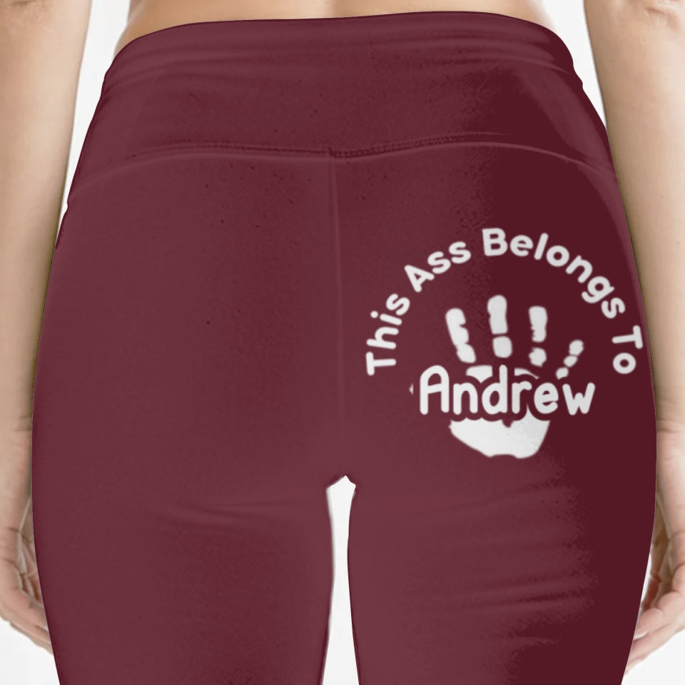 Reserved For One Lucky Hand - Personalized Custom Women Leggings - Gifts For Wife, Anniversary