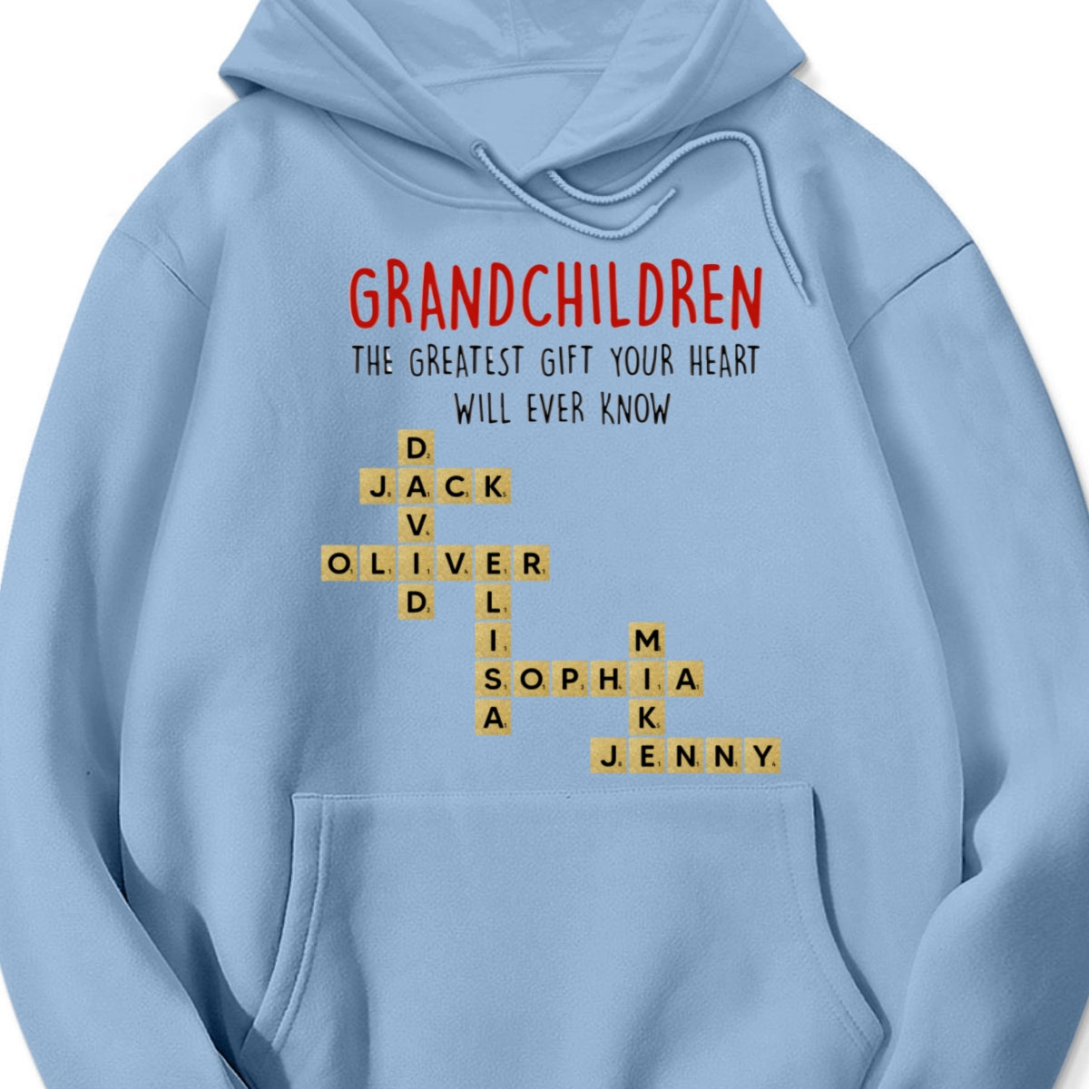 Personalized "Grandchildren, The Greatest Gift Your Heart Will Ever Know" T-Shirt – A Heartfelt Gift for Grandma & Grandparents