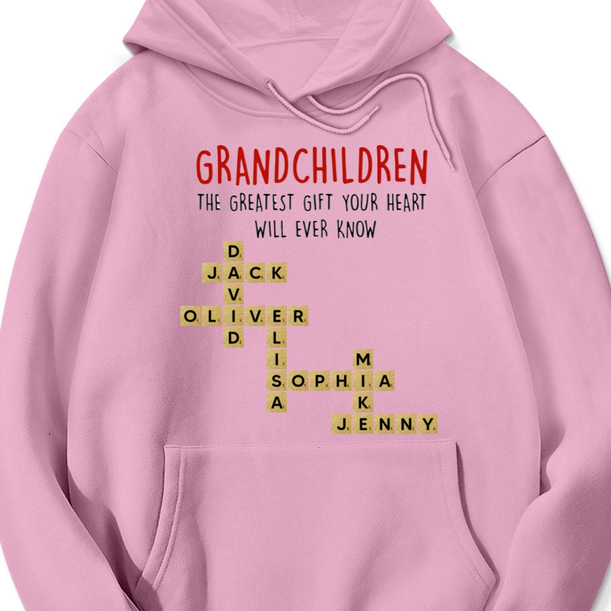 Personalized "Grandchildren, The Greatest Gift Your Heart Will Ever Know" T-Shirt – A Heartfelt Gift for Grandma & Grandparents