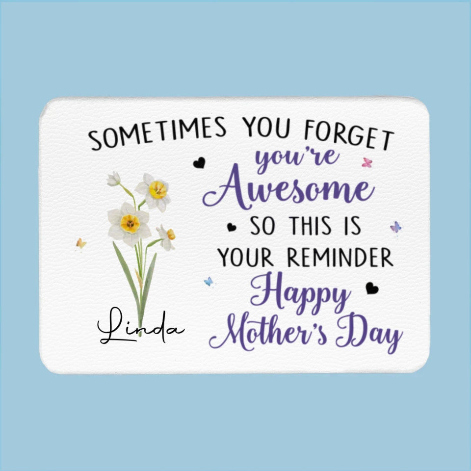 Personalized Custom Full-print Purse Mirror - Beautiful Heart, Shining Soul- A Mother's Day, Gift For Mom, Grandma