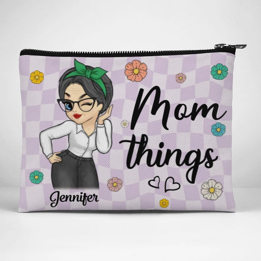 Sometimes People Are Beautiful - Family Personalized Custom Cosmetic Bag - Gift For Mom, Grandma