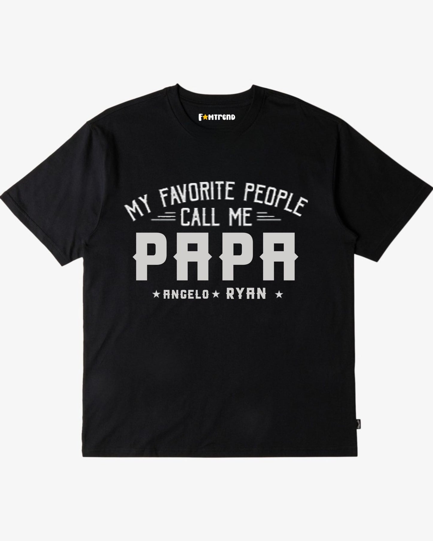 Personalized "My Beloved People Call Me Daddy" T-Shirt, Premium T-Shirt & Hoodie – A Heartfelt Gift for Dad & Grandpa