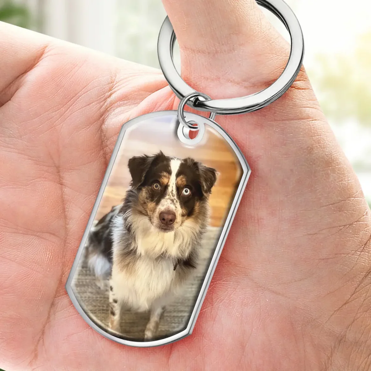 Personalized "A Loyal Heart Never Fades" Memorial Keychain – A Meaningful Gift for Pet Owners