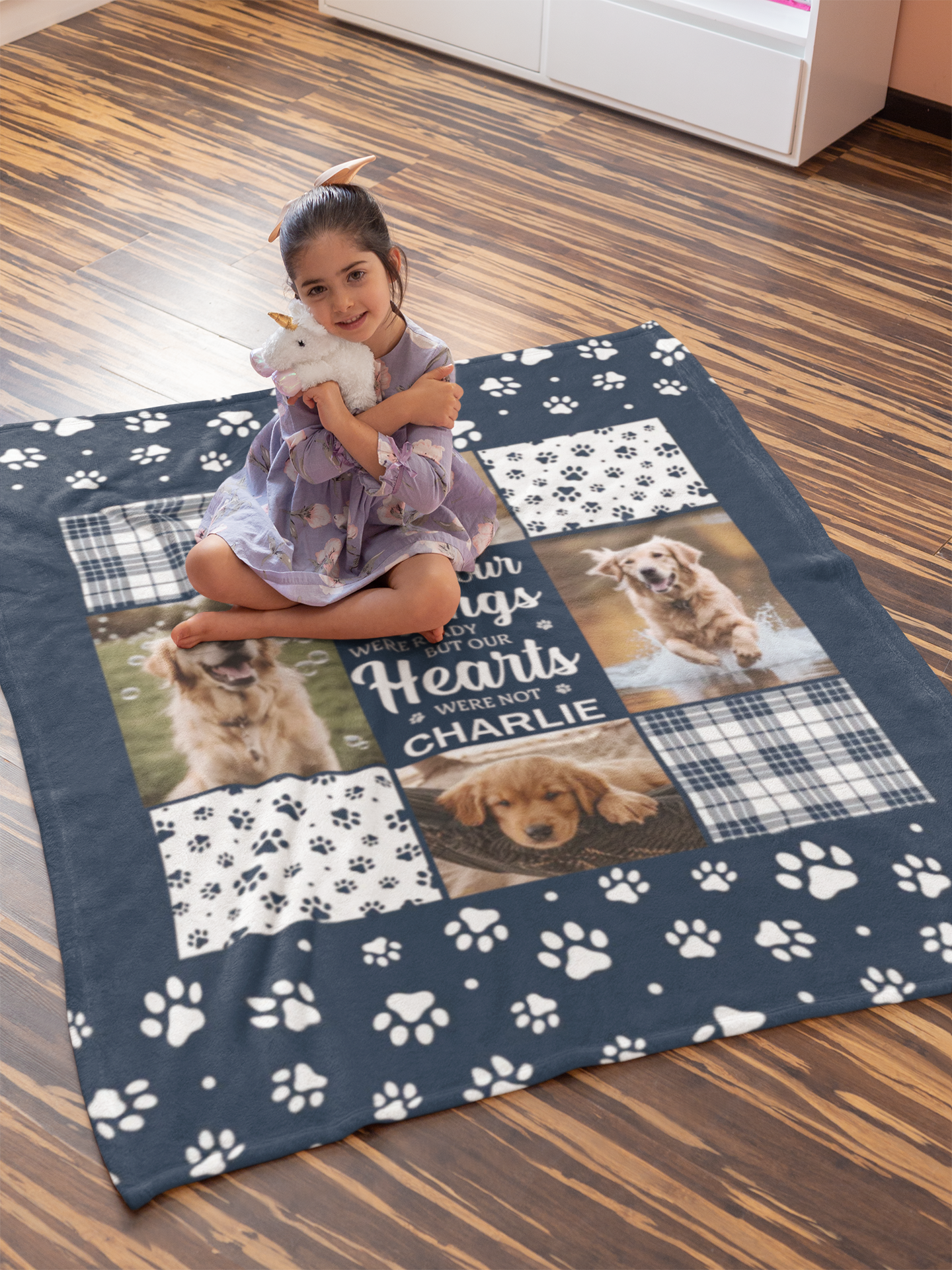 Personalized Pet Memorial Blanket – "You Were My Favorite Hello and My Hardest Goodbye"