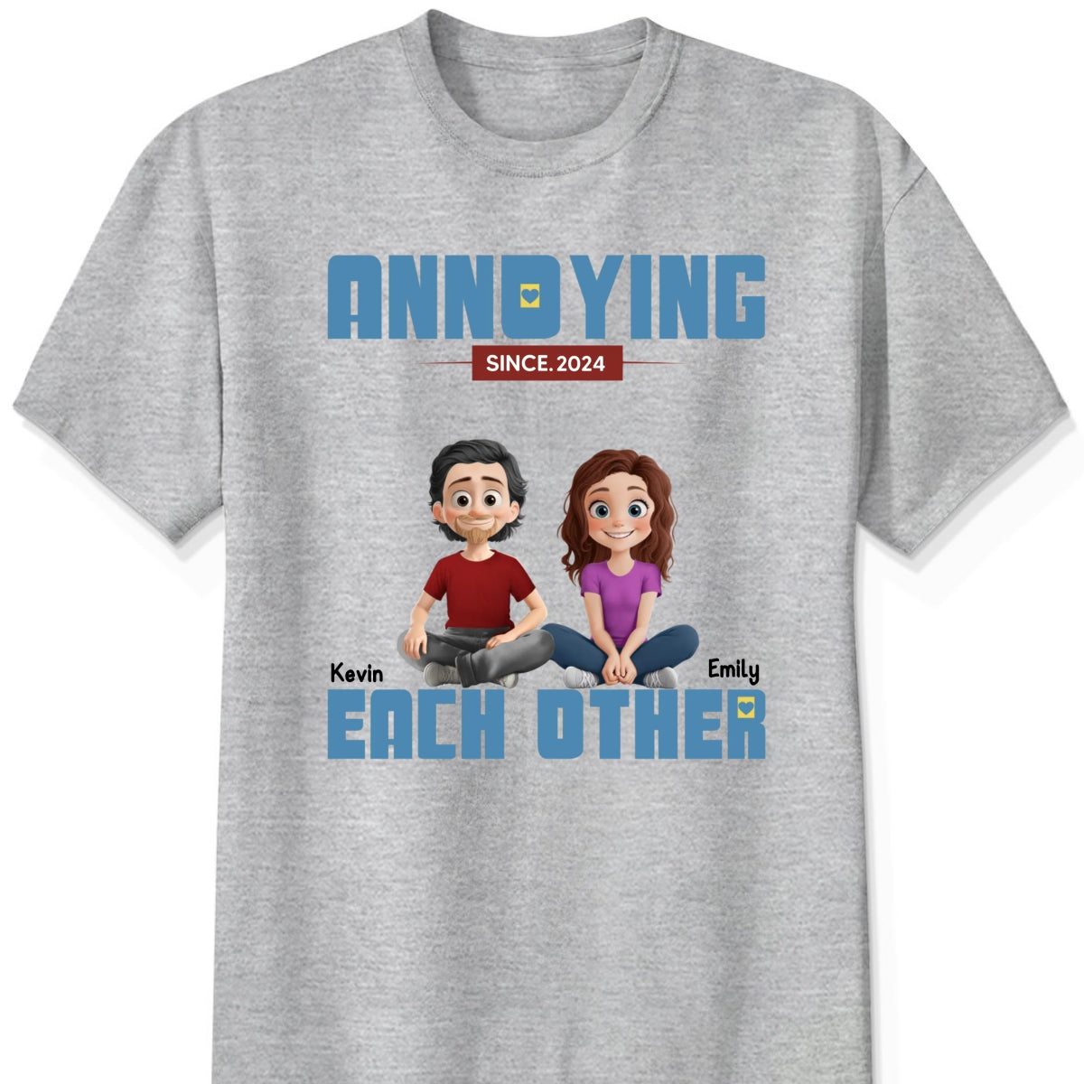 Personalized "You're My Happily Ever After" T-Shirt & Hoodie – A Romantic Gift for Couples