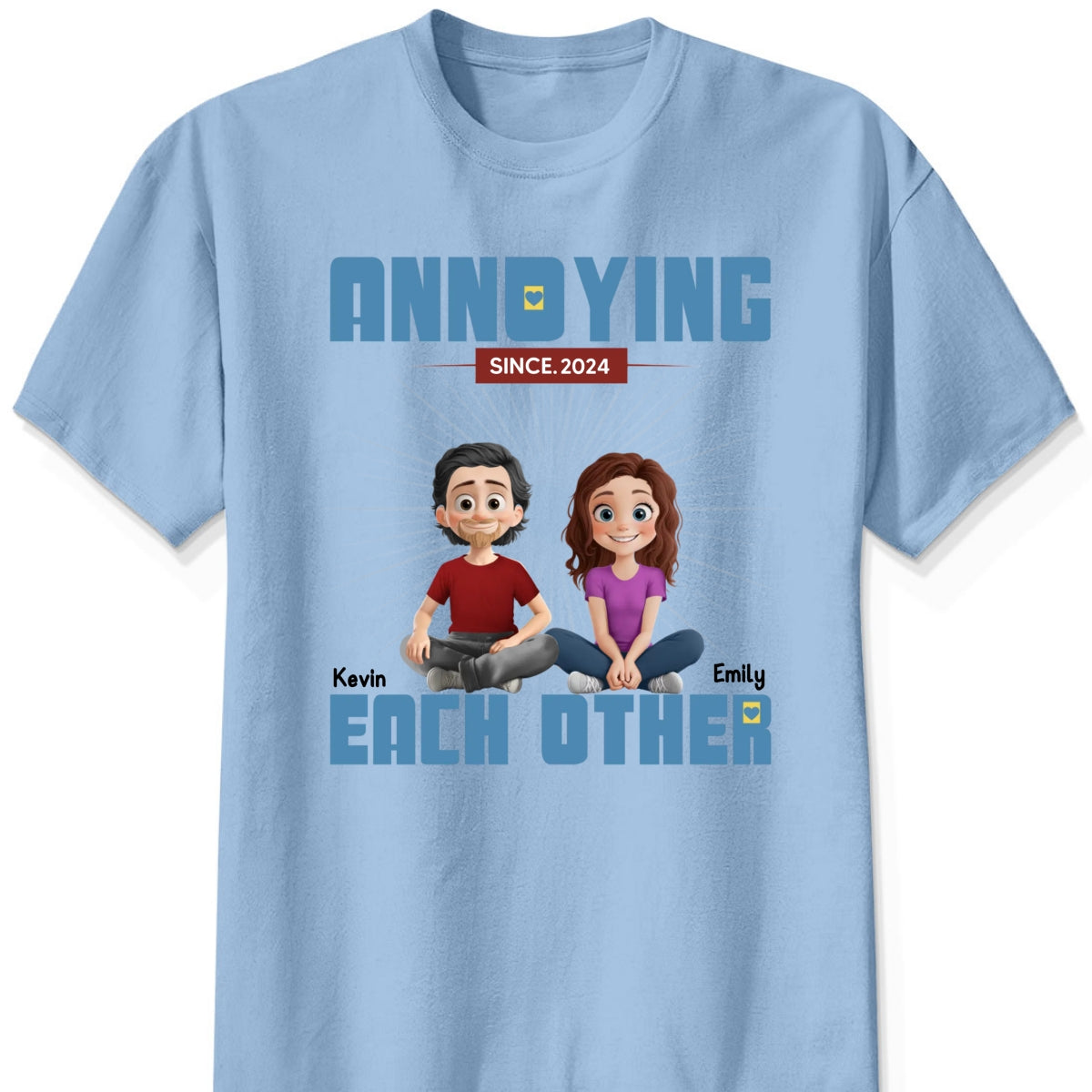 Personalized "You're My Happily Ever After" T-Shirt & Hoodie – A Romantic Gift for Couples