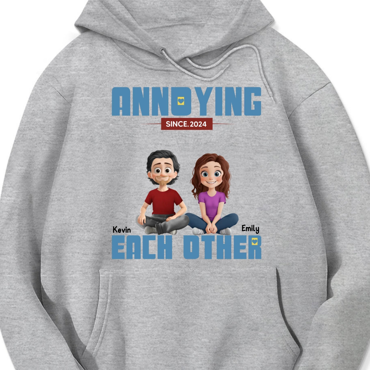 Personalized "You're My Happily Ever After" T-Shirt & Hoodie – A Romantic Gift for Couples