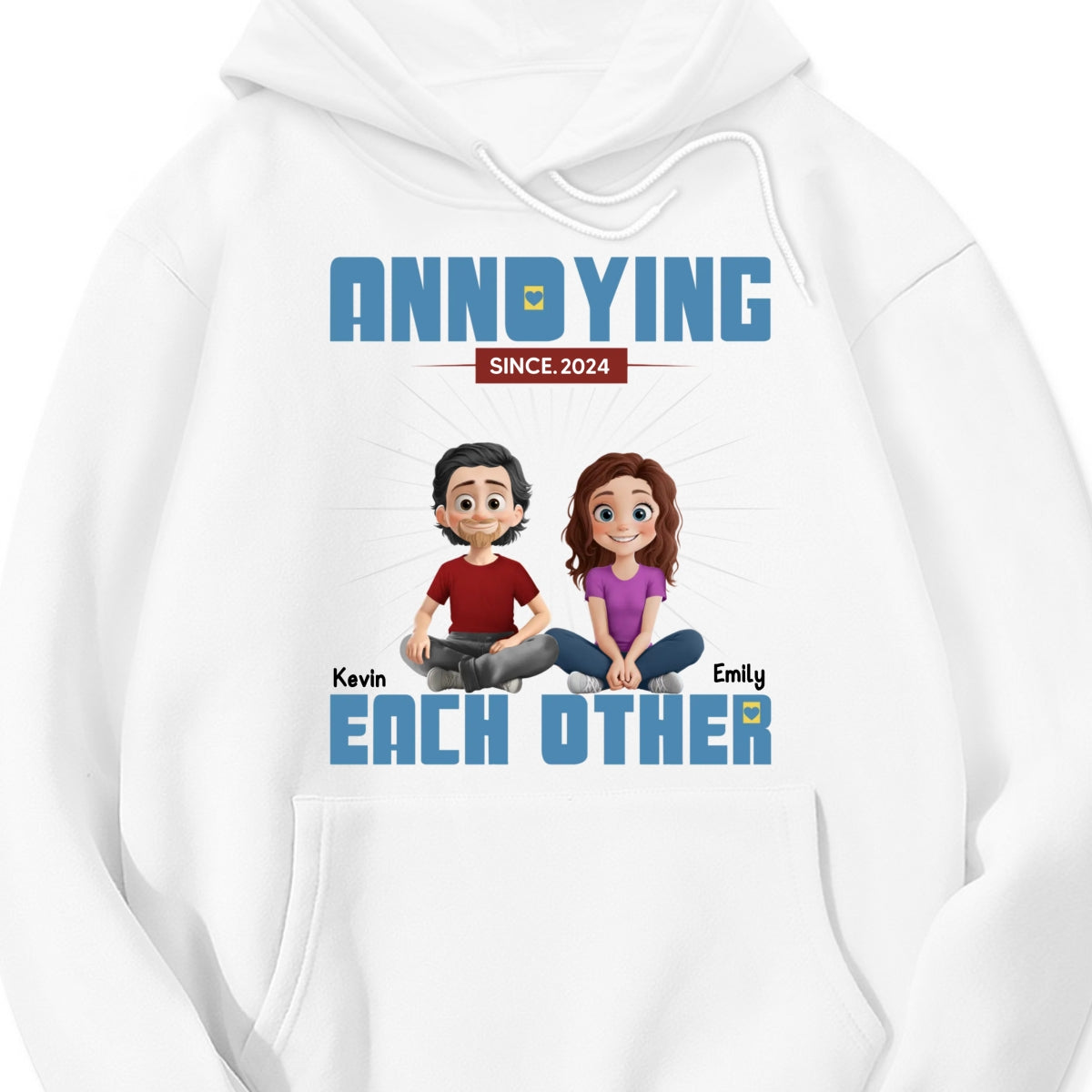 Personalized "You're My Happily Ever After" T-Shirt & Hoodie – A Romantic Gift for Couples