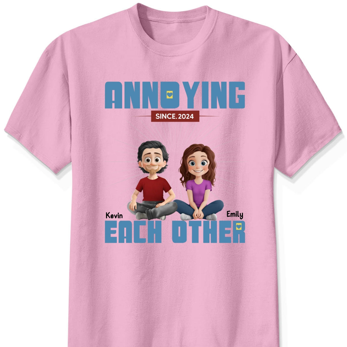 Personalized "You're My Happily Ever After" T-Shirt & Hoodie – A Romantic Gift for Couples